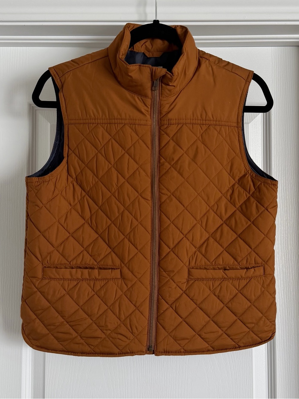 J. Crew Crewcuts Quilted Walker Vest Glazed Pecan Size L